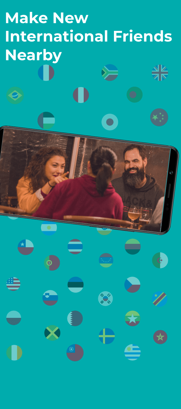Make New International Friends Nearby